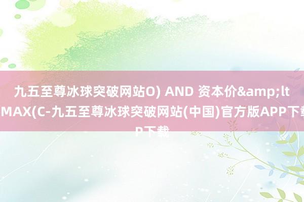 九五至尊冰球突破网站O) AND 资本价< MAX(C-九五至尊冰球突破网站(中国)官方版APP下载